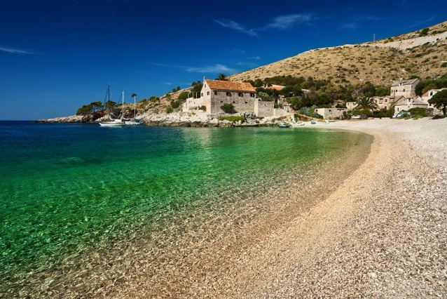 Plage à Hvar