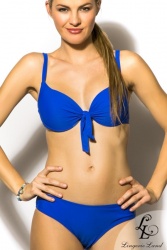 Maillot de bain grande taille bleu électrique