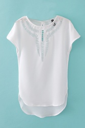 Tee shirt femme blanc tendance