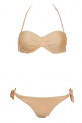 MAILLOT DE BAIN BANDEAU DEUX PIÈCES ORANGE