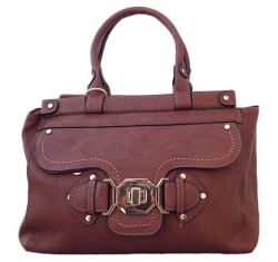 Sac en cuir marron